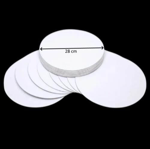 Turta Mendili / Pasta Altlığı Beyaz Yuvarlak 28 cm 10 adet