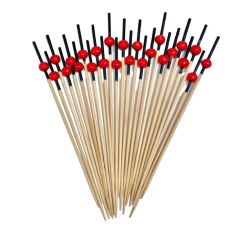 KIRMIZI BONCUKLU UZUN SUNUM KÜRDANI