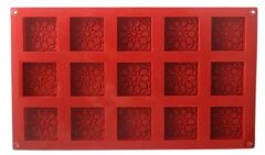 Pastaland Silikon Kek Kalıbı Kare Desenli