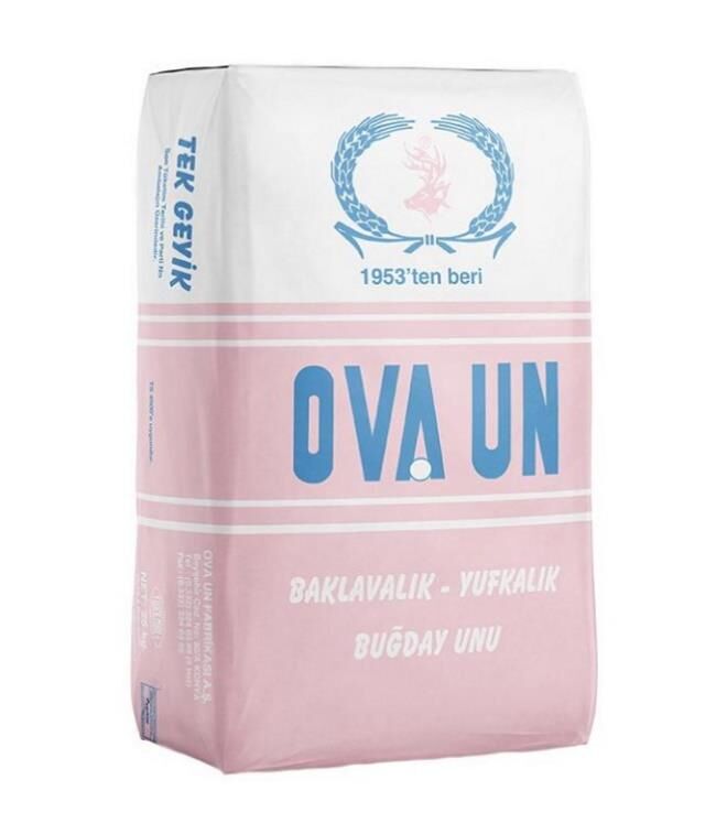 Ova Tek Geyik Baklavalık ve Yufkalık Un 25 Kg
