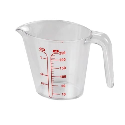 250 ML DERECELİ POLİKARBON ÖLÇÜ KABI