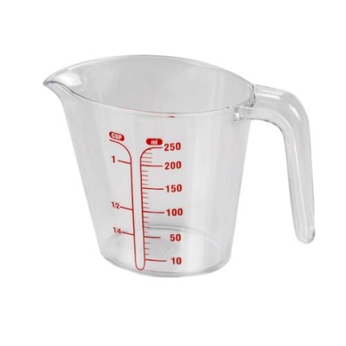 250 ML DERECELİ POLİKARBON ÖLÇÜ KABI