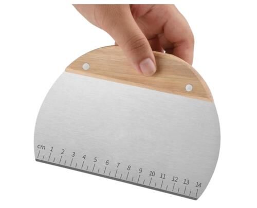 AHŞAP SAPLI ÖLÇEKLİ ÇELİK KAZIYICI