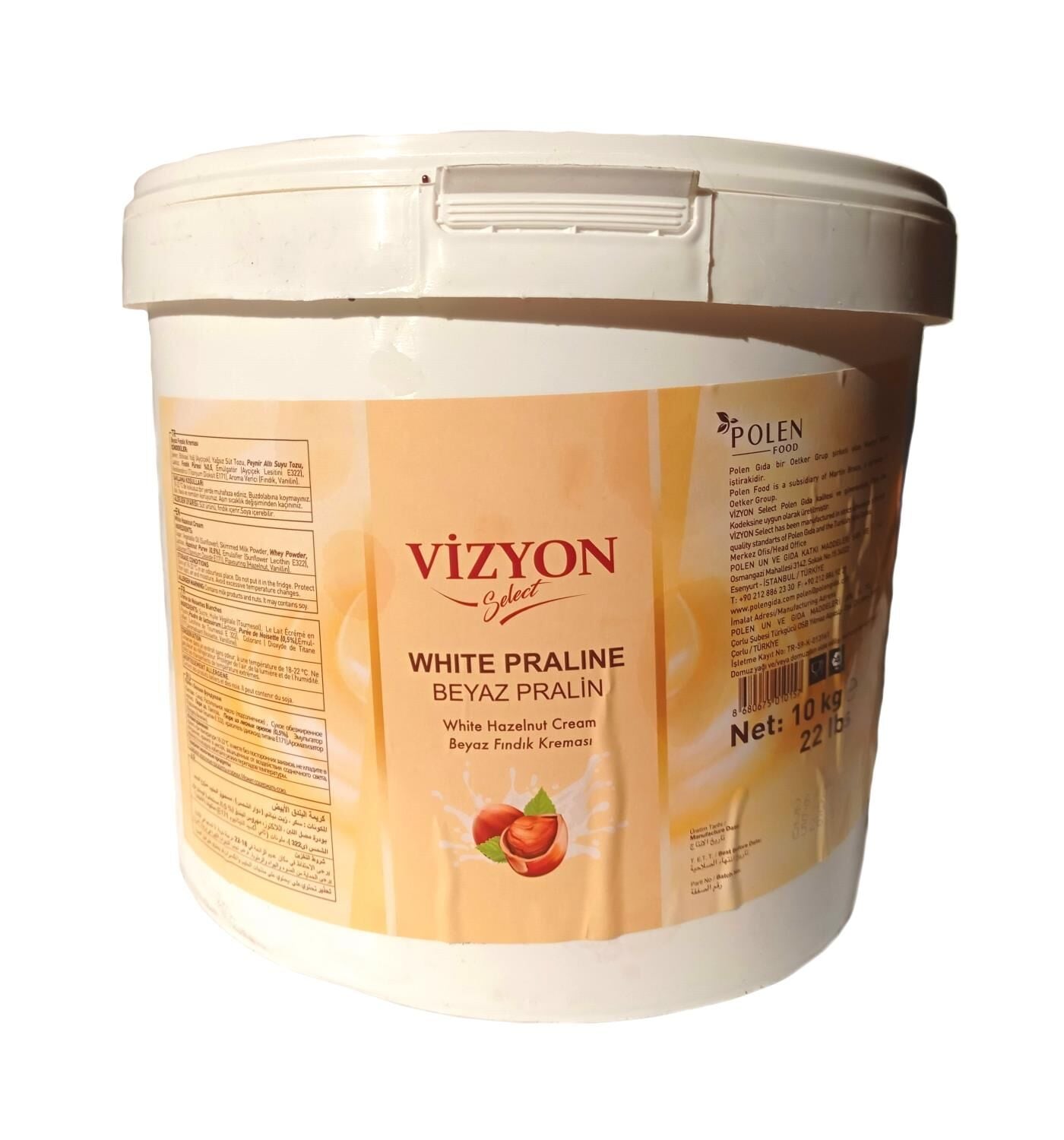 Vizyon Beyaz Pralin 10 kg