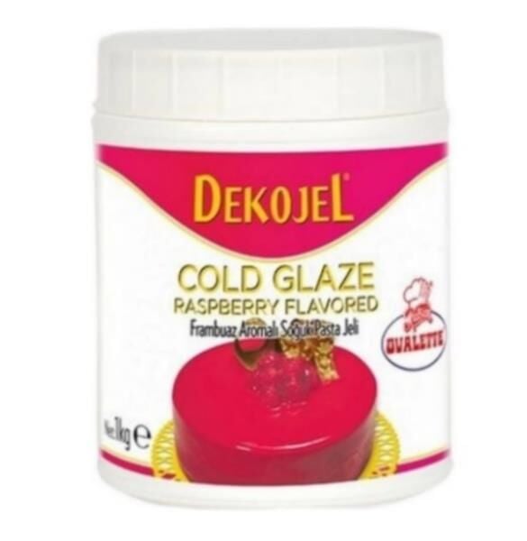 OVALETTE DEKOJEL FRAMBUAZLI SOĞUK PASTA JELİ 1 KG