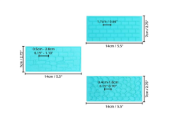 Yan Dekor Duvar Şeker Hamuru Kalıbı