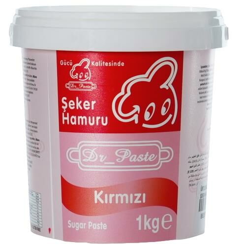 Dr Paste Kırmızı Şeker Hamuru 1 kg