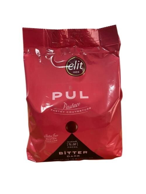 ELİT PASTACI BİTTER PUL ÇİKOLATA 1 KG (GLUTENSİZ)