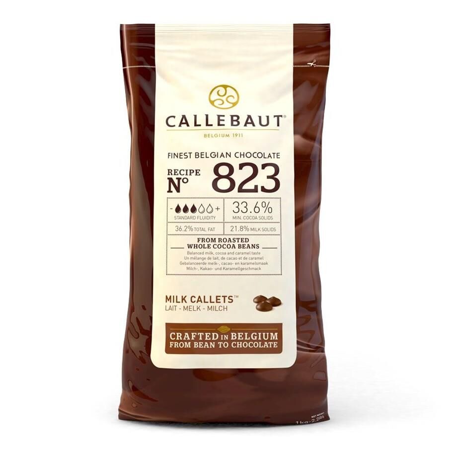 CALLEBAUT SÜTLÜ KUVERTÜR DAMLA ÇİKOLATA 1 KG 823-