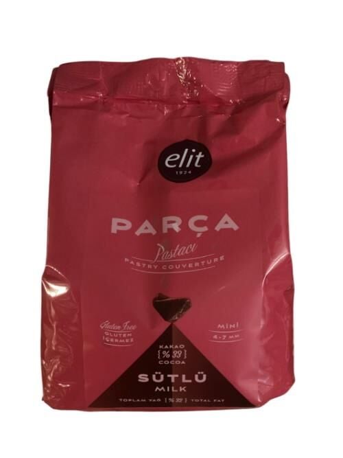 ELİT PASTACI SÜTLÜ PARÇA ÇİKOLATA 1 KG (GLUTENSİZ)