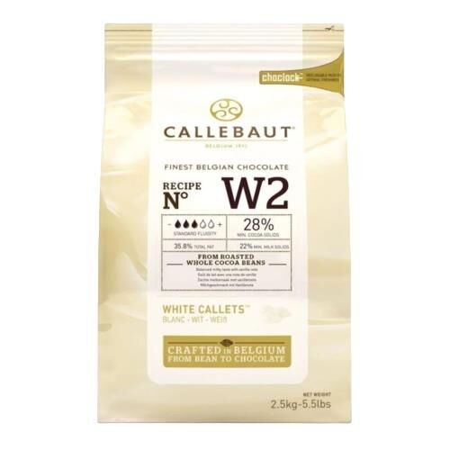 Callebaut Beyaz Damla Kuvertür Çikolata 2,5 kg
