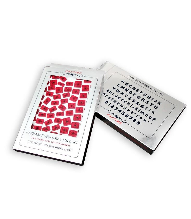 Pastime Alfabe Rakam Tüm Set Şeker Hamuru Kalıbı