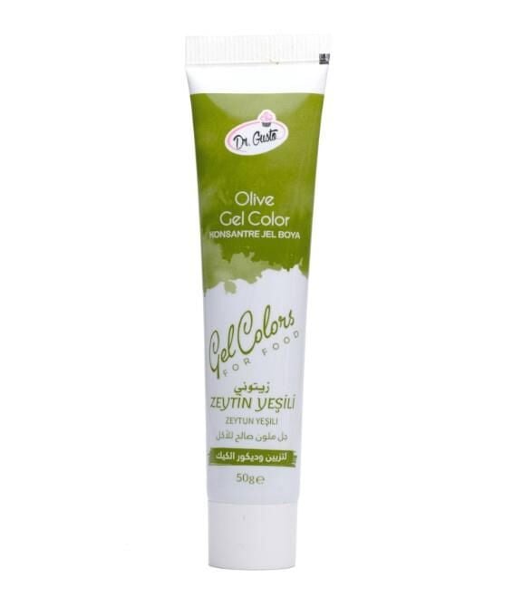 DR GUSTO TÜP JEL GIDA BOYASI YEŞİL - 50 GR