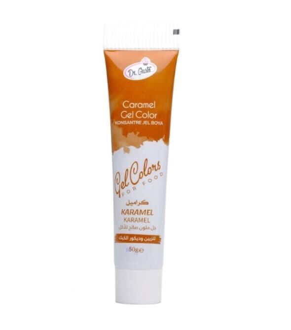 DR GUSTO TÜP JEL GIDA BOYASI KARAMEL - 50 GR
