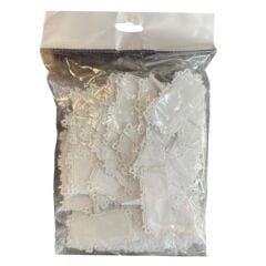 BEYAZ PLASTİK KÜÇÜK FİYAT ETİKETİ 100 LÜ