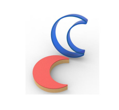 Ay Polikarbon Kurabiye Kalıbı