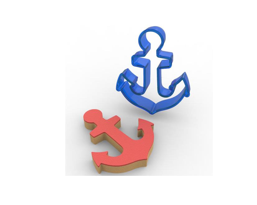 Çapa Polikarbon Kurabiye Kalıbı