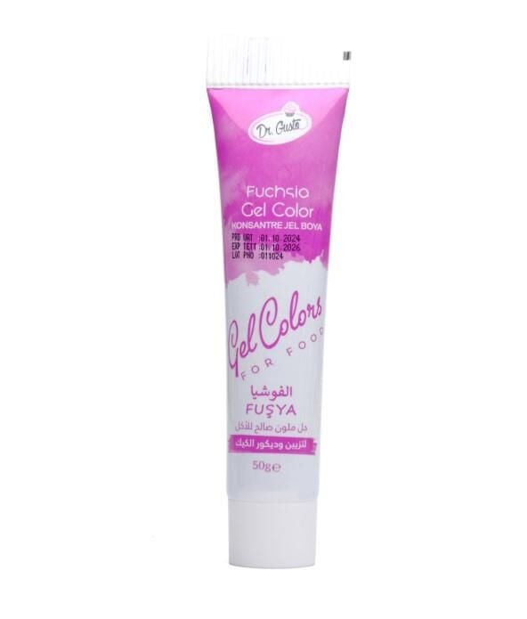 DR GUSTO TÜP JEL GIDA BOYASI FUŞYA - 50 GR