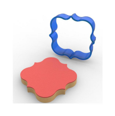 Kare Çerçeve Polikarbon Kurabiye Kalıbı