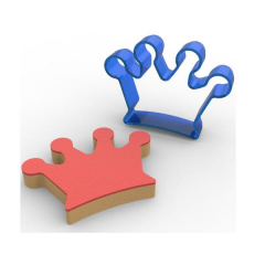 Kral Tacı Polikarbon Kurabiye Kalıbı