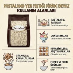 PASTALAND YER FISTIĞI PİRİNÇ BEYAZ 500 GR