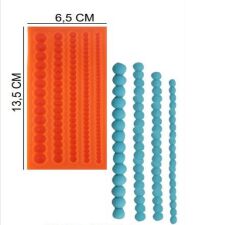 ŞEKER HAMUR KALIBI SİLİKON YUVARLAK ZİNCİR 6,5*13,5 PASTALAND