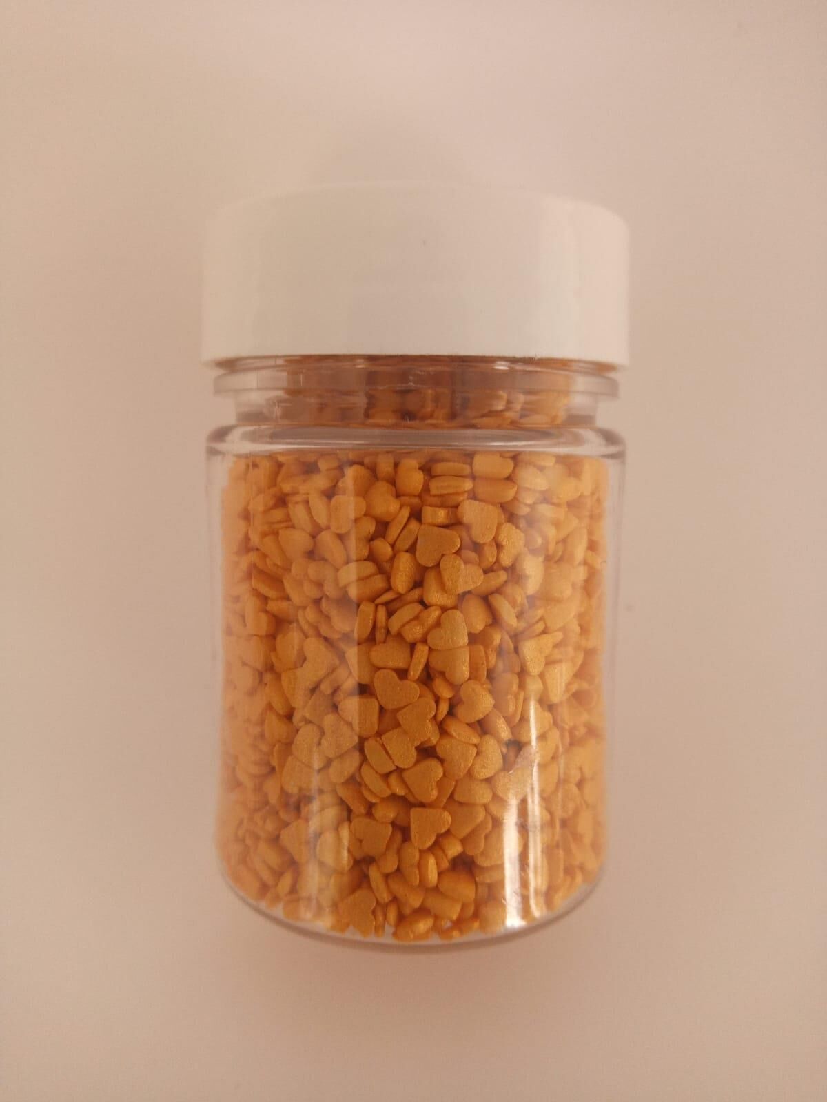 DEKORATİF ŞEKER MİNİK KALP SARI 40 GR (PASTALND)