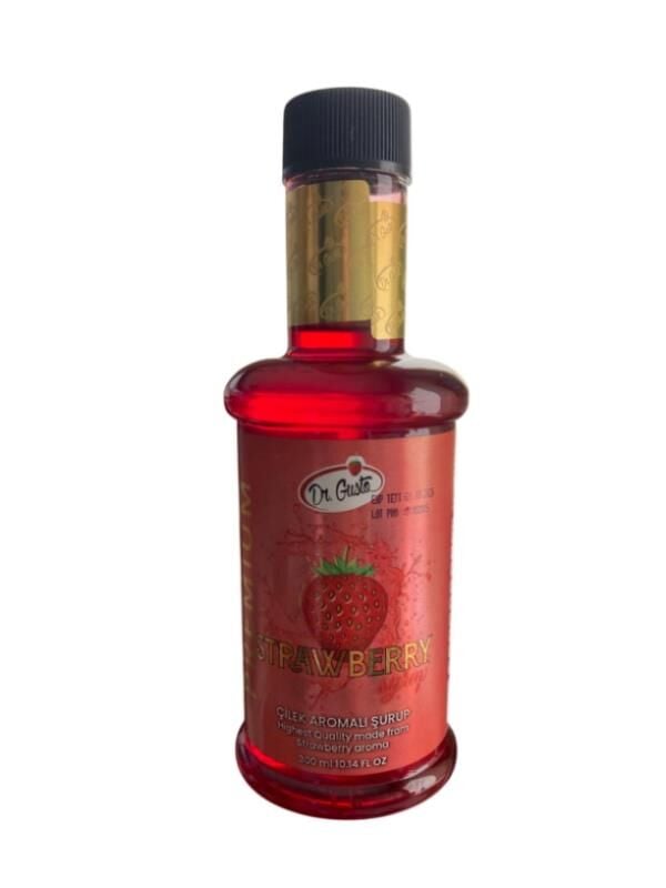 Dr. Gusto Çilek Aromalı Şurup 300 ml.