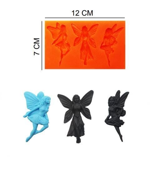 ŞEKER HAMUR KALIBI SİLİKON MELEK 7*12 CM