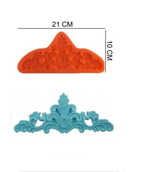 ŞEKER HAMUR KALIBI SİLİKON TAC 10*21 CM