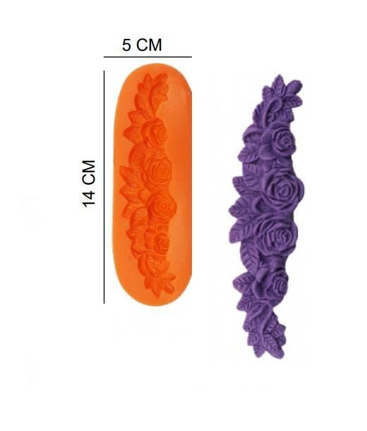 ŞEKER HAMUR KALIBI SİLİKON TAC 5*14 CM