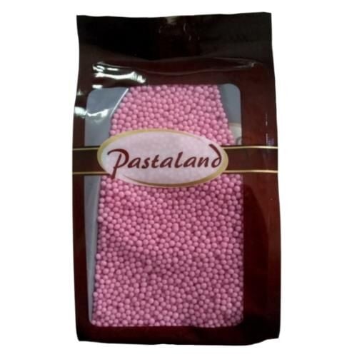 PASTALAND  PASTA SÜSÜ BONCUK PEMBE 1 KG