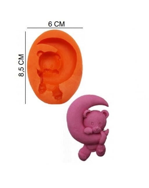 ŞEKER HAMUR KALIBI SİLİKON AYICIK 8,5*6
