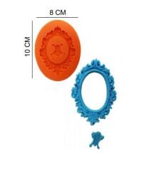 ŞEKER HAMUR KALIBI SİLİKON ÇERÇEVE 8*10 CM